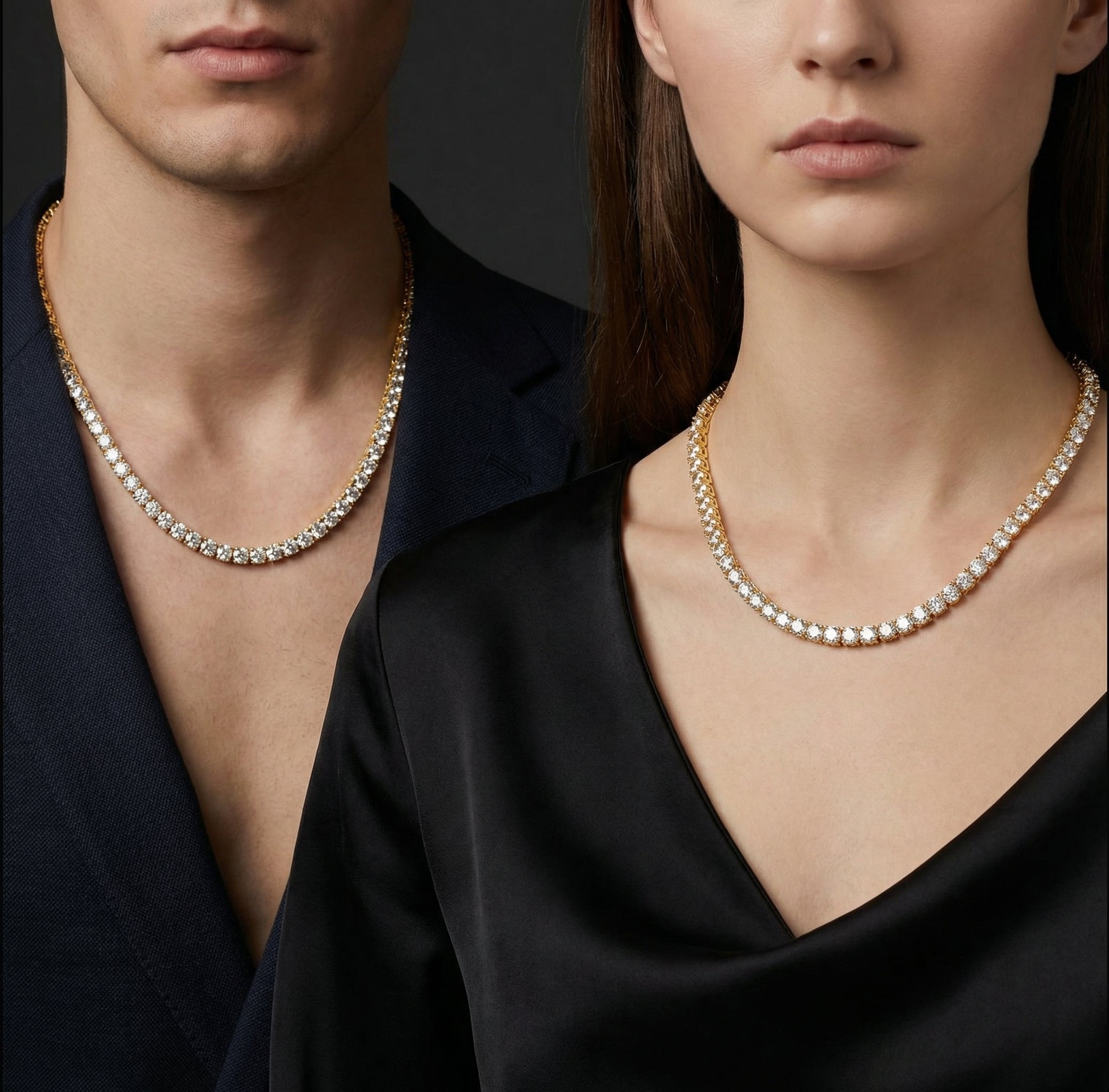 Premium Diamond-Style Tennis Chain