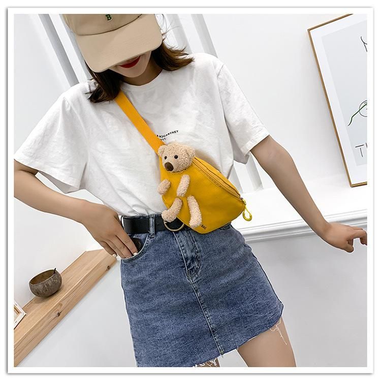 Cute Teddy Plush Crossbody Chest Bag