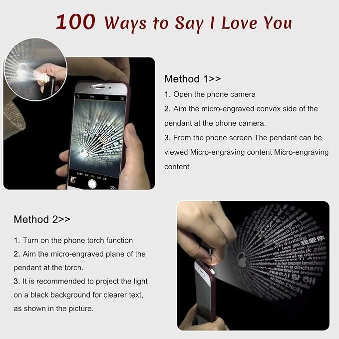 L’Amore Hidden Words Promise Ring (I Love You in 100 Languages)