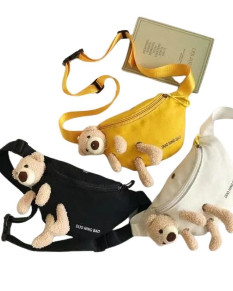 Cute Teddy Plush Crossbody Chest Bag