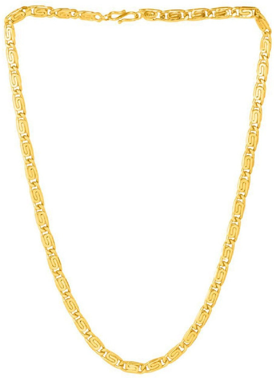 Elegant Gold-Plated Men’s Necklace