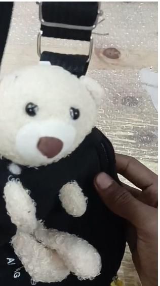 Cute Teddy Plush Crossbody Chest Bag