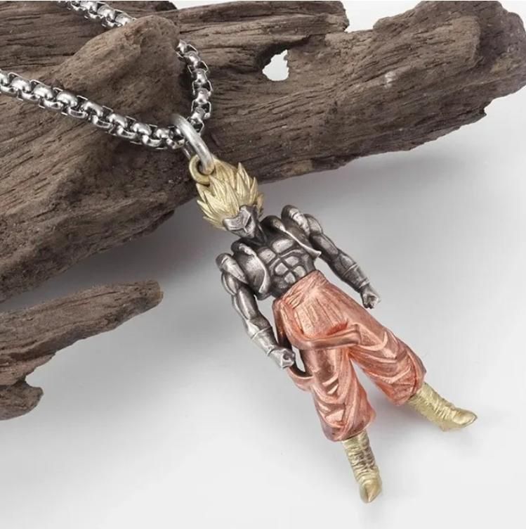 Goku Warrior Figure Pendant Chain