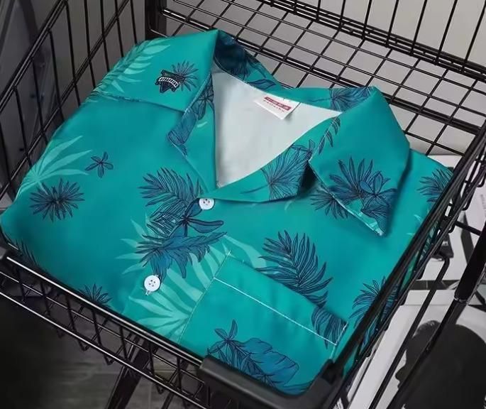 Men’s Tropical Print Casual Shirt