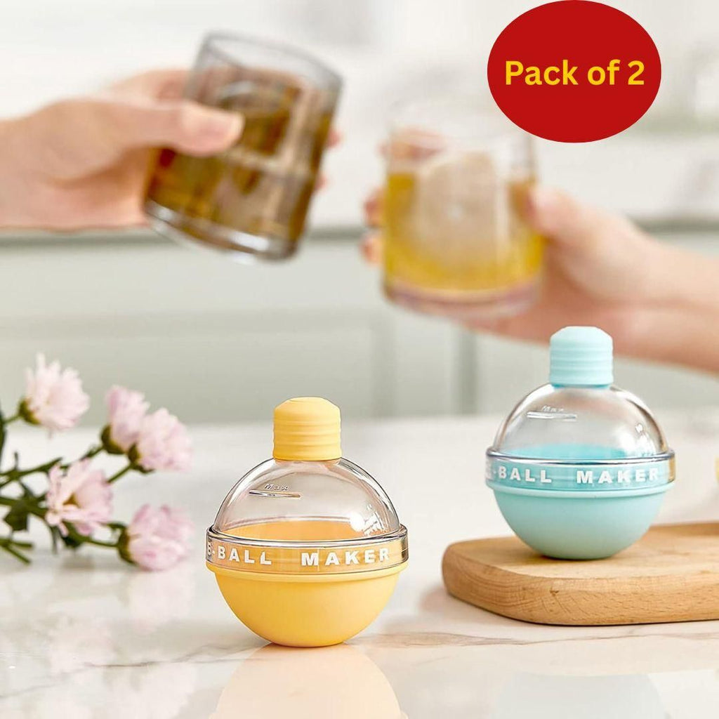 Light Bulb Ice Ball Maker Mould – Pack of 2