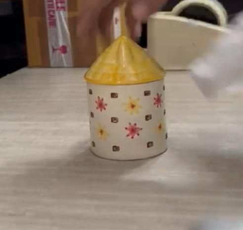 Little Home Ceramic Mug with Lid