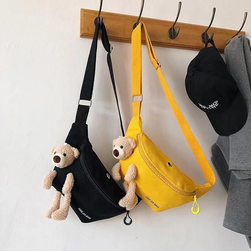 Cute Teddy Plush Crossbody Chest Bag