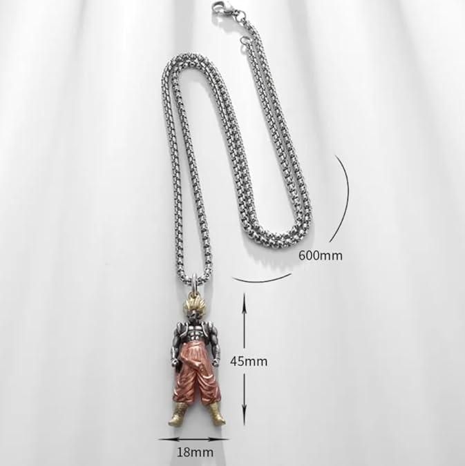 Goku Warrior Figure Pendant Chain
