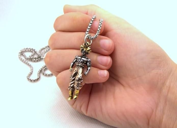 Goku Warrior Figure Pendant Chain