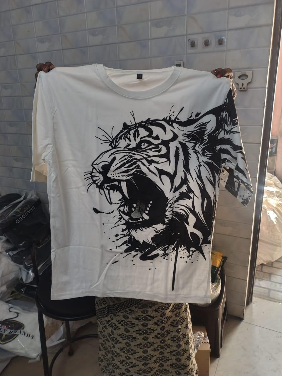 Men’s Animal Print Crew-Neck T-Shirts – Pack of 2