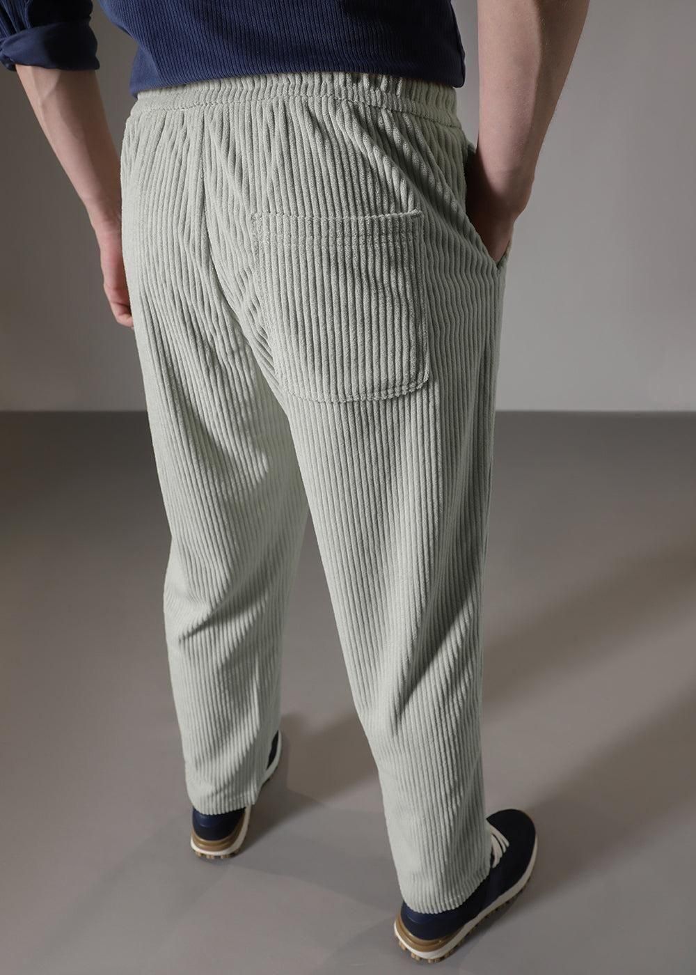 Men’s Corduroy Casual Pants – Grey