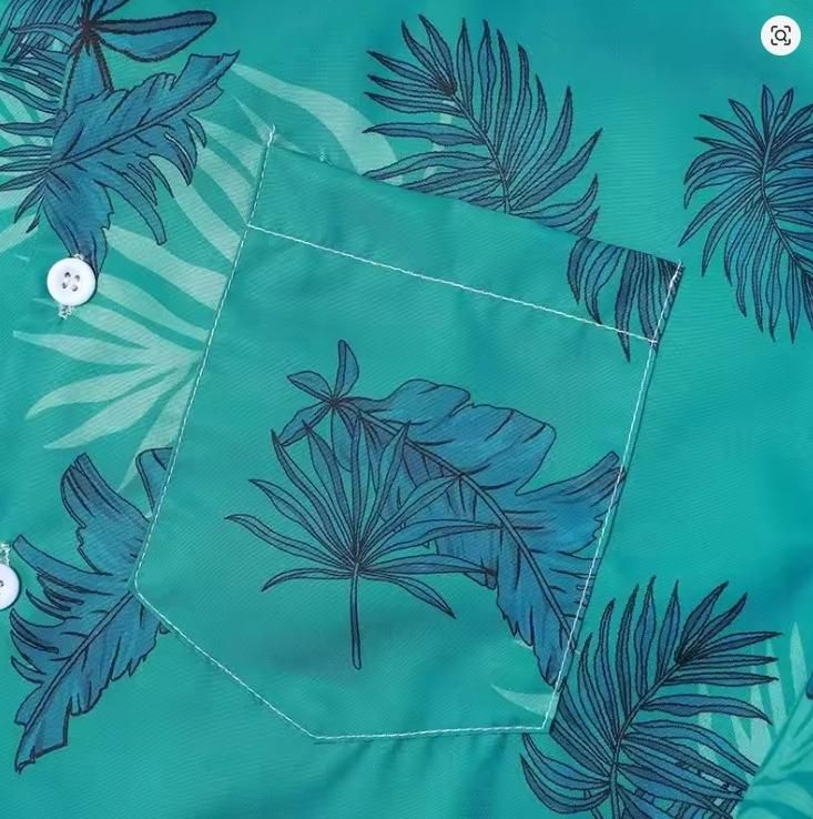 Men’s Tropical Print Casual Shirt