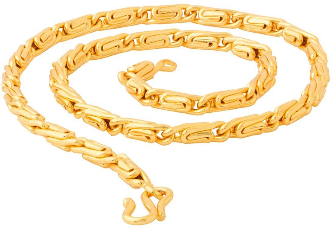 Elegant Gold-Plated Men’s Necklace